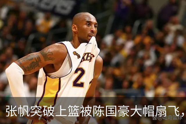 张帆突破上篮被陈国豪大帽扇飞，后者拿到8分7篮板2盖帽